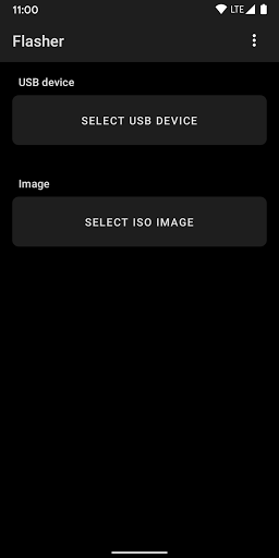 Android application Flasher screenshort