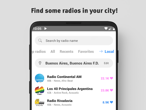 Radio Argentina Live Screenshot 2 - AppWisp.com