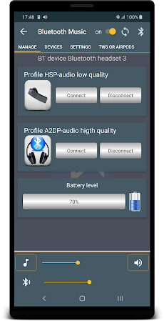Bluetooth Music Widget Batteryのおすすめ画像3