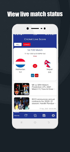 Cricket Live Score Schedule