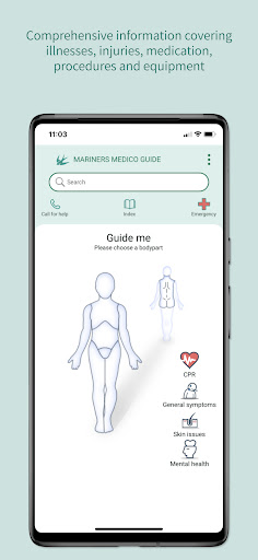 Mariners Medico Guide Screen 2