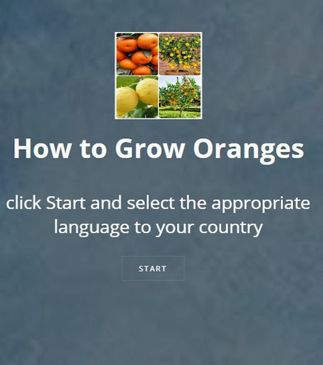 Android application orange cultivation screenshort