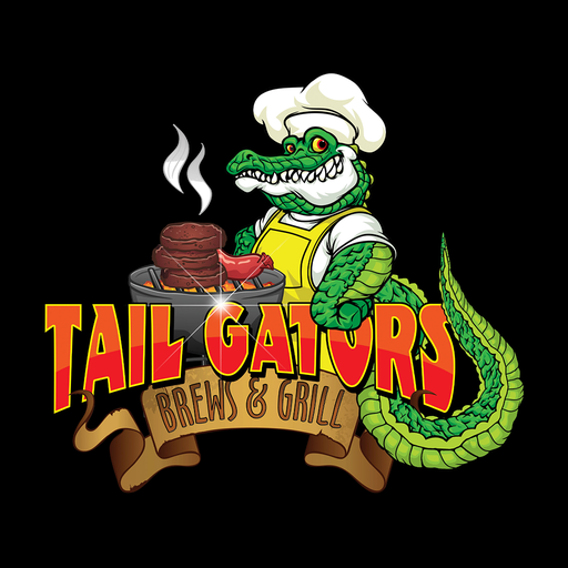 Tail Gators Brews & Grill logo