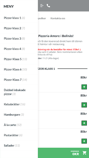 Pizzeria Amore i Bollnäs Screen 2