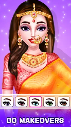 Indian Wedding Make Up Games - Screenshot 1