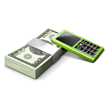 Financial calculator icon