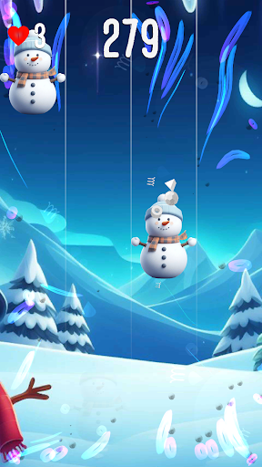 Frosty Snowman Piano Snowflake Screenshot
