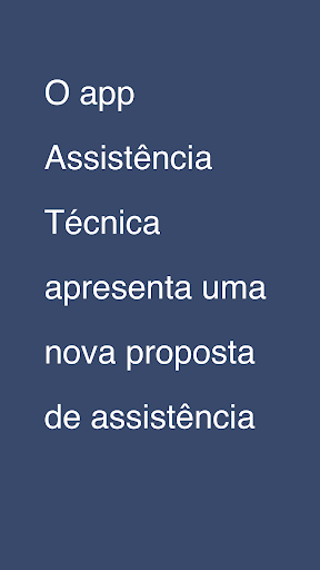 Android application Assistência Técnica screenshort