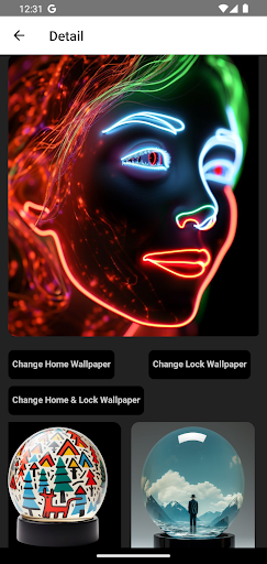 Wallpapers Screen 3