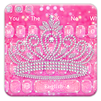 Pink Diamond Crown Keyboard