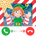 Cover Image of ดาวน์โหลด Elf Christmas Video Call  APK