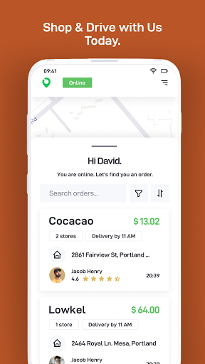 Lowkel Driver - Shop & Deliver Screen 3