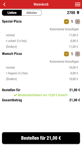 Number 1 Pizza & Kebap Screen 2