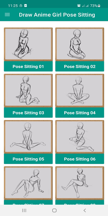 Draw Anime Girl Pose Sitting - 30.0.9 - (Android)