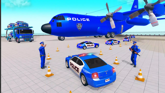 Police Car Transport：Cop Games