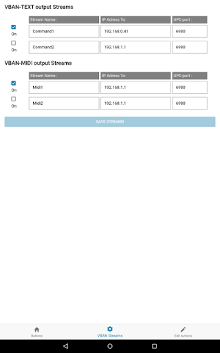 VBAN Buttons Screenshot 3 - AppWisp.com