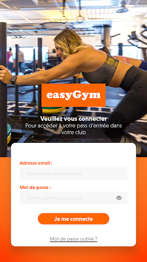 Android application easyGym Fitness screenshort