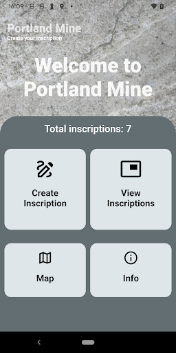 Android application MEMO Project inscription screenshort