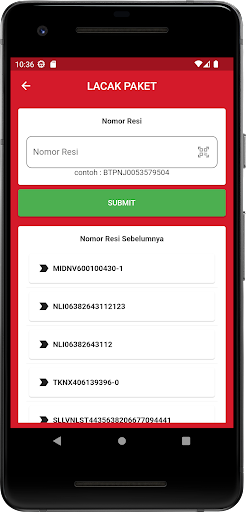Ninja Cek Ongkir & Lacak Paket Screen 3