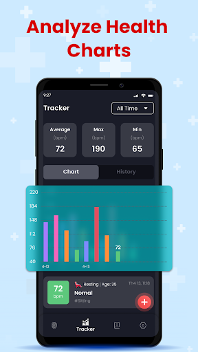 Heart Rate Monitor - Pulse App Screen 3