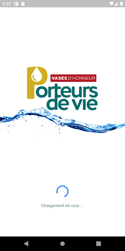 Android application Porteurs de Vie screenshort