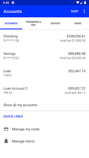 FNB of Kansas Mobile Screen 3