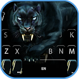 Scary Black Panther Keyboard Theme icon
