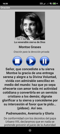 Montse Grases audio oración Screen 3