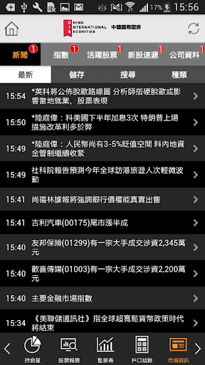 China International Securities Screen 3