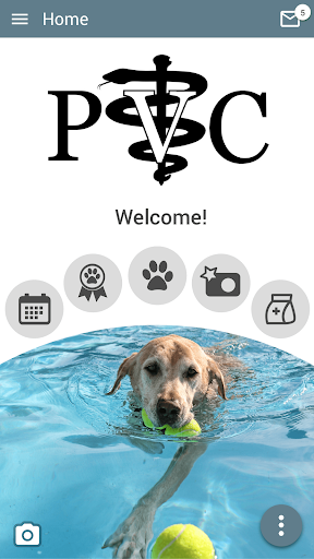 Android application Pendleton Vet Clinic screenshort