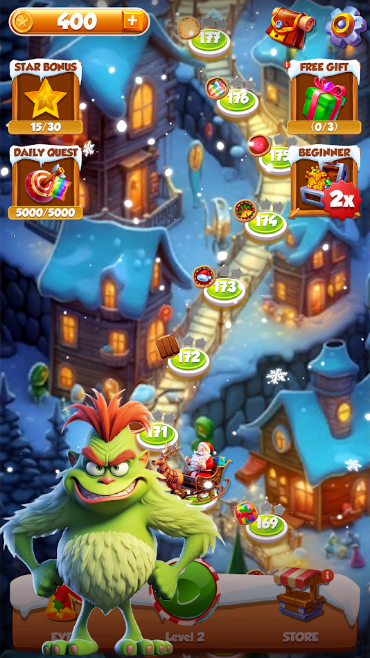 #3. Christmas Magic: Match 3 Game (Android) От: MobOwl Games