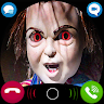 video call and chat simulator with scary doll