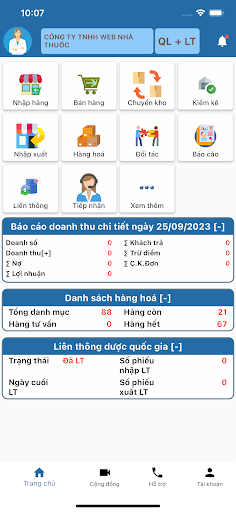 Android application Web Nhà Thuốc screenshort