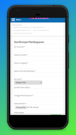 Android application Aliah Waserda screenshort