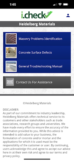 iCheck by Heidelberg Materials Screen 2