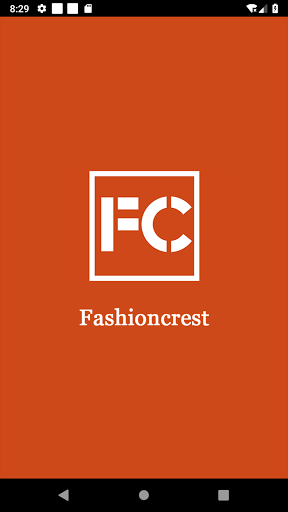 Android application Fashioncrest screenshort