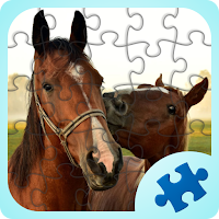 Horse Jigsaw Puzzles Games Icon