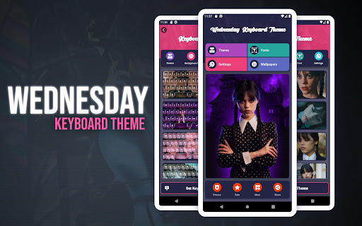 Wednesday Keyboard Theme Pro