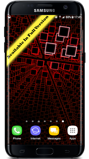 Infinity Parallax Squares 3D L Screen 3