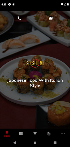 Android application SUSHIMI screenshort