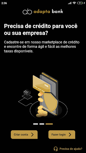 Android application Adapta Bank screenshort