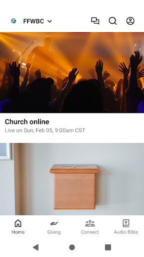Android application Fellowship Free Will Baptist screenshort