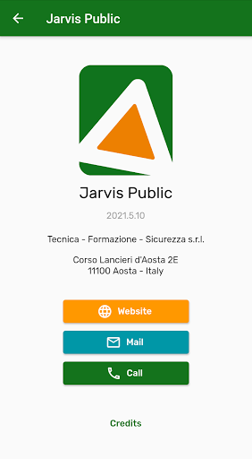 Android application Jarvis Public screenshort