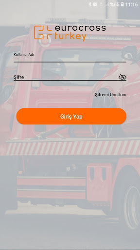 Android application Çekici Takip Sistemi screenshort