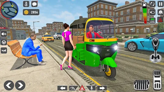 TukTuk Auto Rickshaw Taxi Game