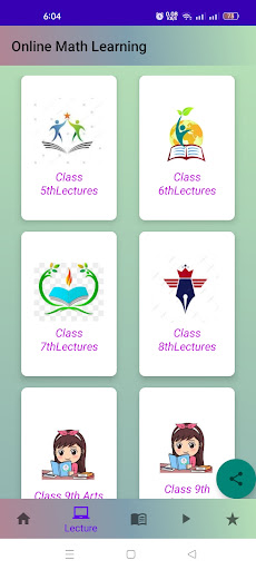 Online Math learning Screen 2