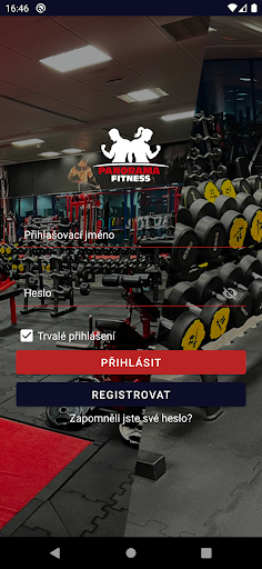 Android application Panorama Fitness screenshort