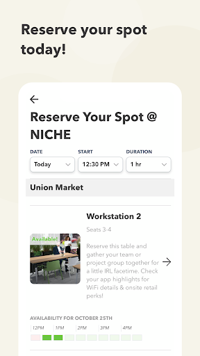 Android application Atherton NICHE screenshort