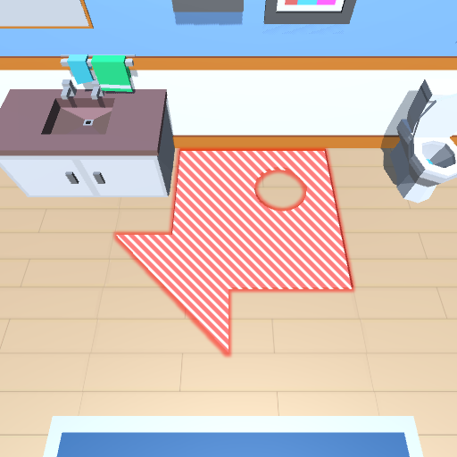 tile cutting 3d logo