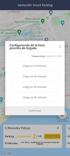 Santander Smart Parking Screen 3